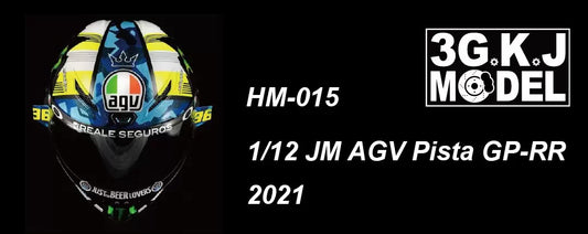 3GKJ MODEL - 1/12 MOTOGP Joan Mir Helmet Model Joan Mir AGV Pista GP-RR 2021
