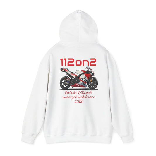 112on2 Hoodie Cartoon Racing Motorcycle Model V1