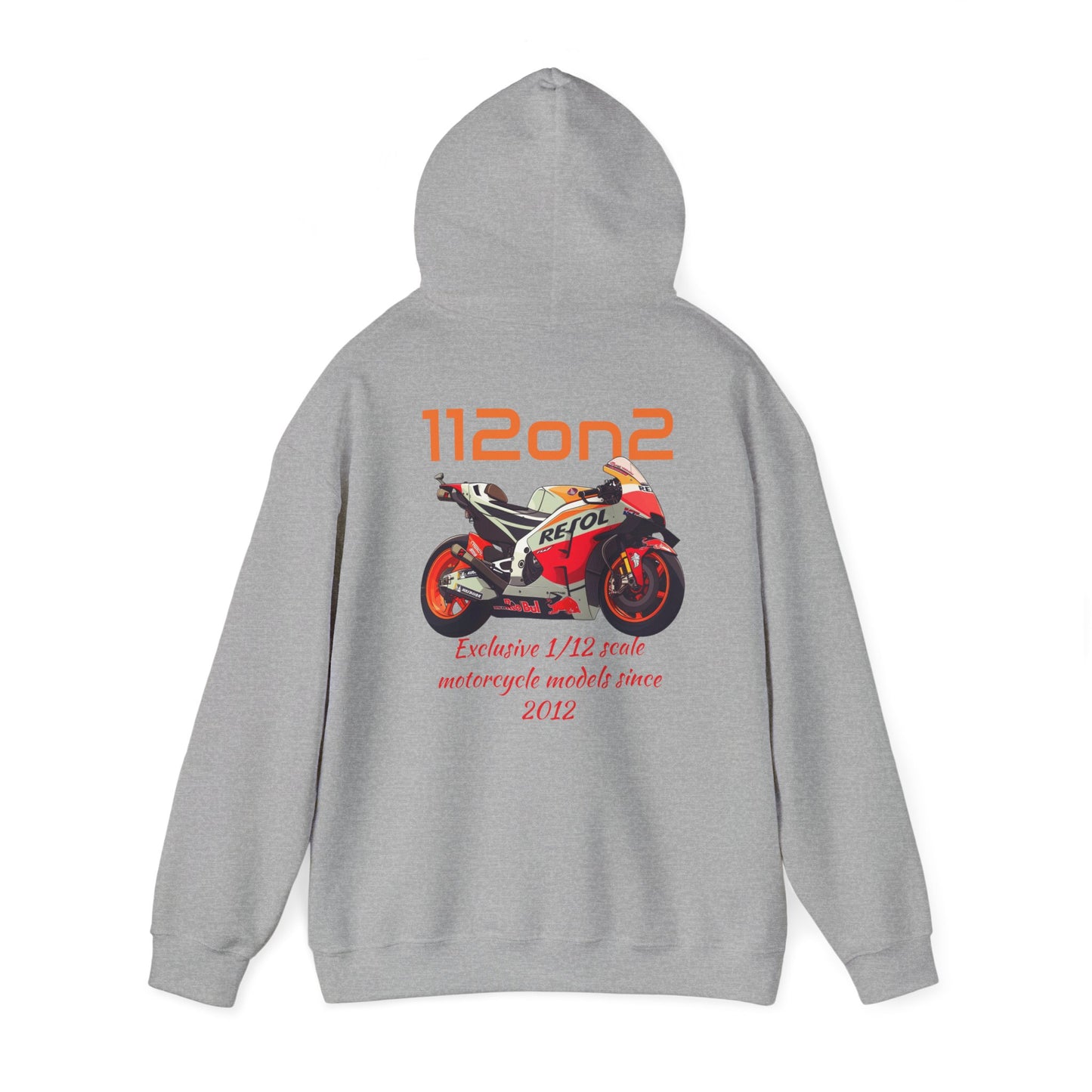 112on2 Hoodie Cartoon Racing Motorcycle Model V2