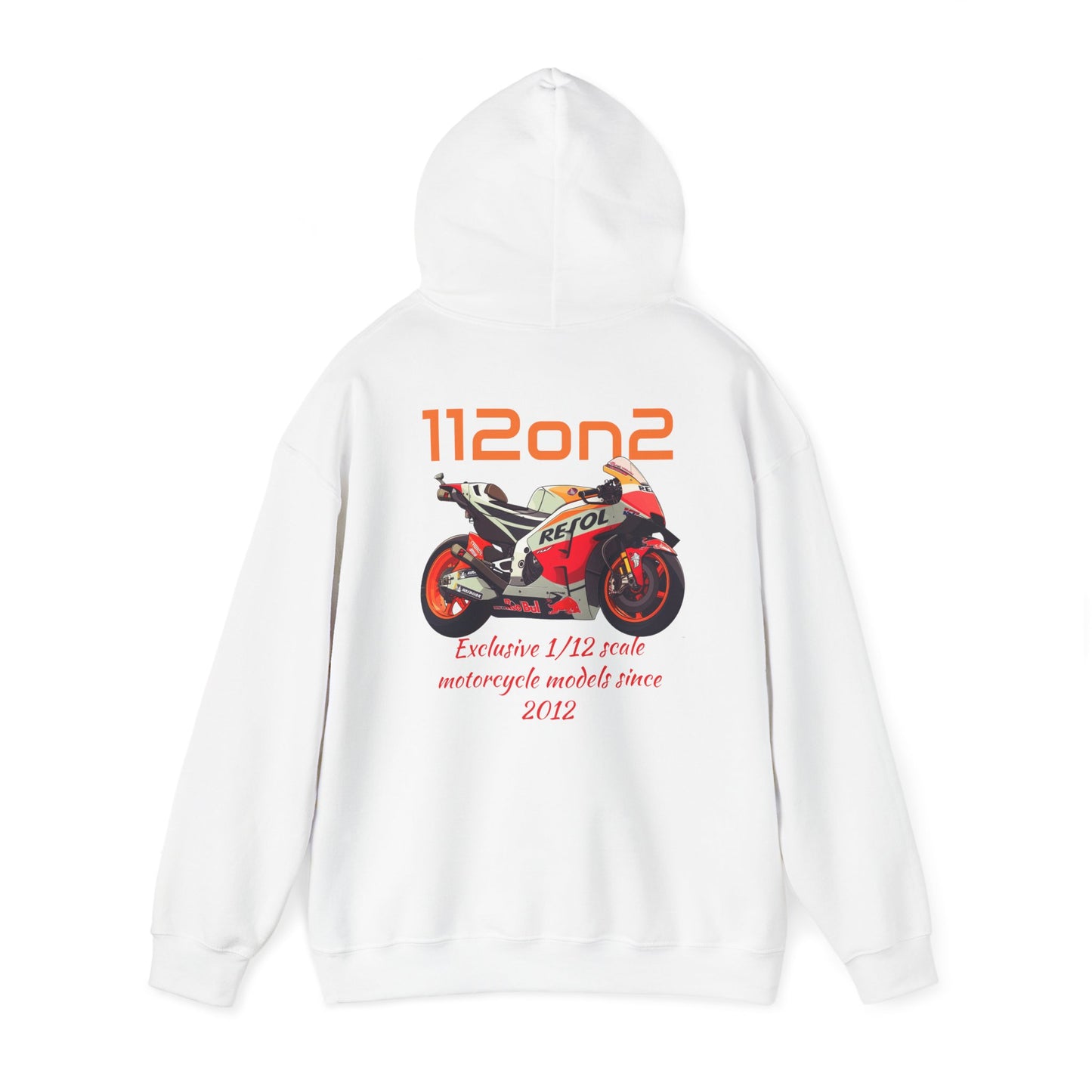 112on2 Hoodie Cartoon Racing Motorcycle Model V2